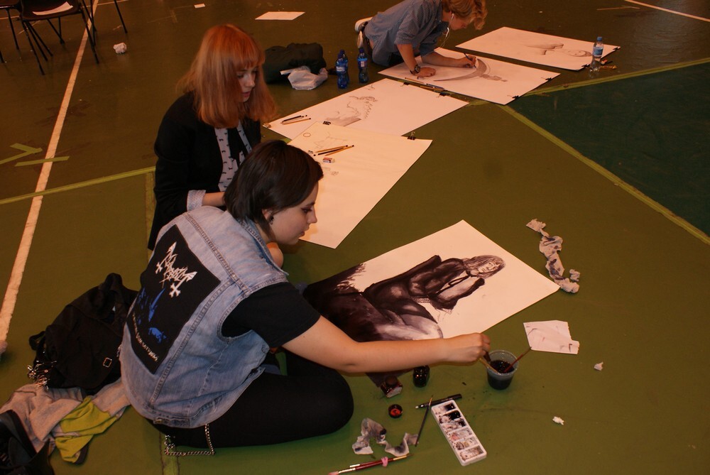 W zabrzańskiej hali MOSIR odbył się XXI Międzynarodowy Festiwal Rysowania.