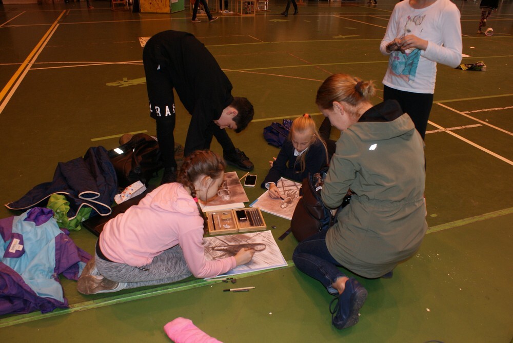 W zabrzańskiej hali MOSIR odbył się XXI Międzynarodowy Festiwal Rysowania.