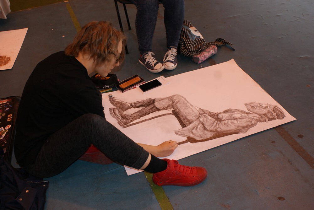 W zabrzańskiej hali MOSIR odbył się XXI Międzynarodowy Festiwal Rysowania.