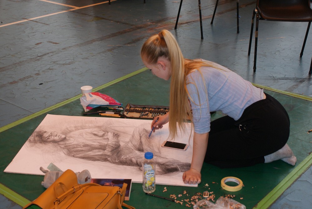 W zabrzańskiej hali MOSIR odbył się XXI Międzynarodowy Festiwal Rysowania.