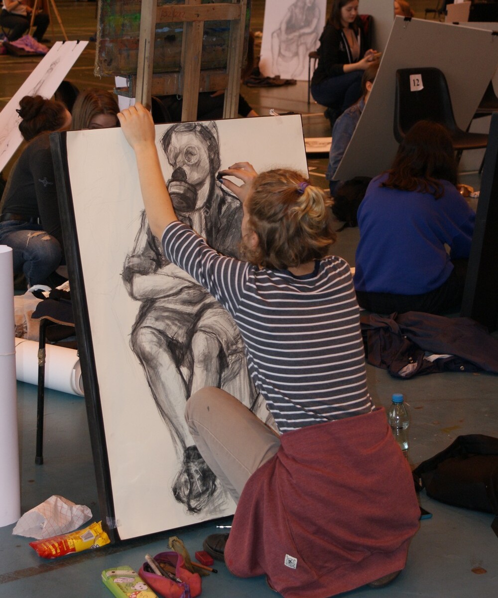 W zabrzańskiej hali MOSIR odbył się XXI Międzynarodowy Festiwal Rysowania.