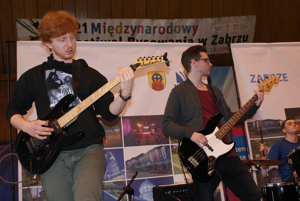 W zabrzańskiej hali MOSIR odbył się XXI Międzynarodowy Festiwal Rysowania.