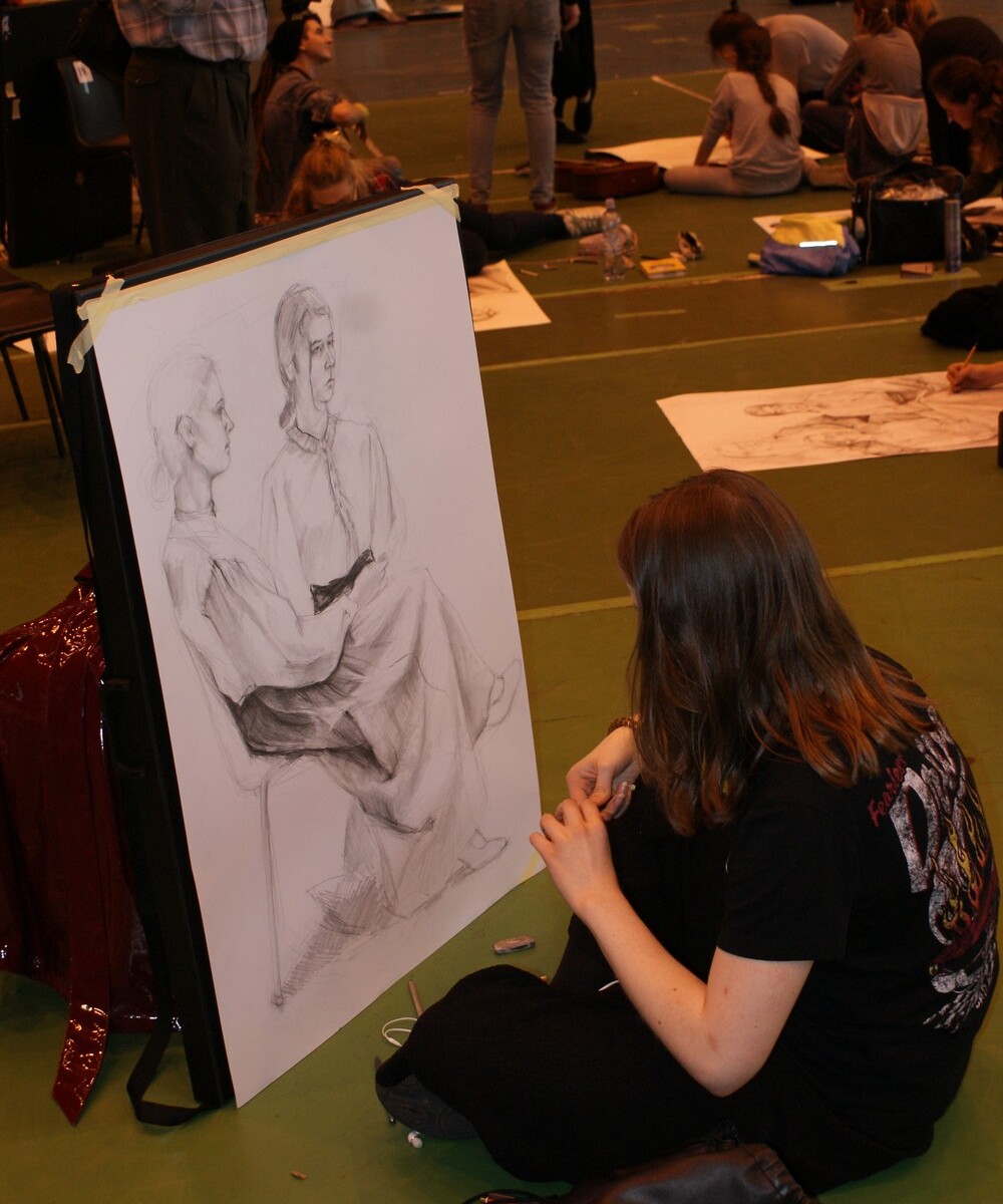 W zabrzańskiej hali MOSIR odbył się XXI Międzynarodowy Festiwal Rysowania.