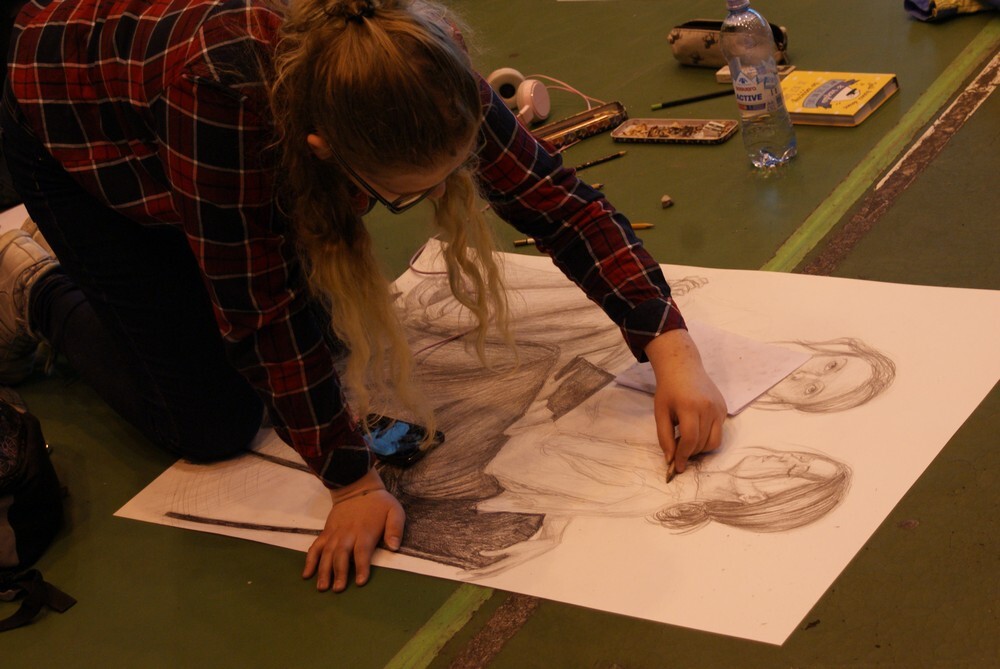 W zabrzańskiej hali MOSIR odbył się XXI Międzynarodowy Festiwal Rysowania.