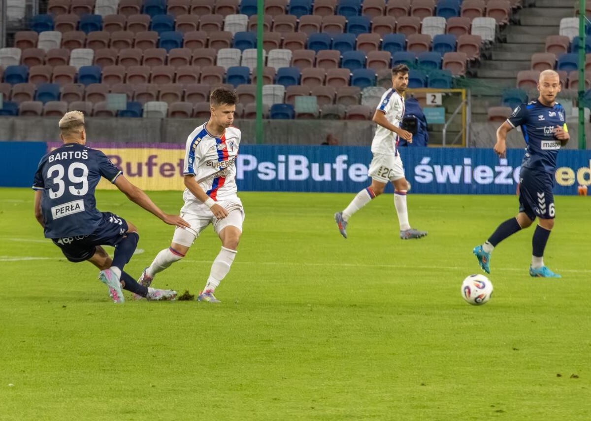 Górnik Zabrze przegrał z Motorem Lublin 0:1 po pierwszej połowie bez bramek / fot. UM Zabrze