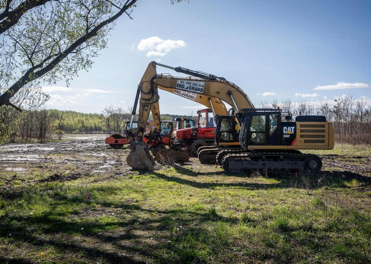 W miejscu, w którym miała być Ikea powstanie Booster Zabrze. Rozpoczęto prace budowlane / fot. Małgorzata Mańka-Szulik FB