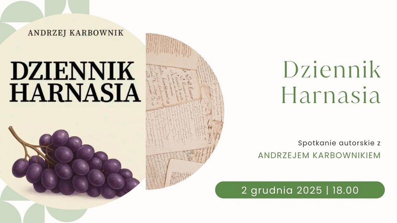 Spotkanie z Andrzejem Karbownikiem w MBP. Autor „Dziennika Harnasia” odwiedzi Zabrze