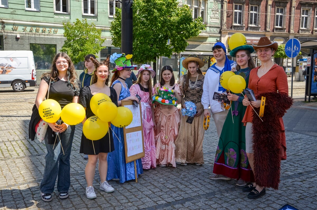 Akcja „W Zabrzu dobrze mi się czyta”. / fot. UM Zabrze