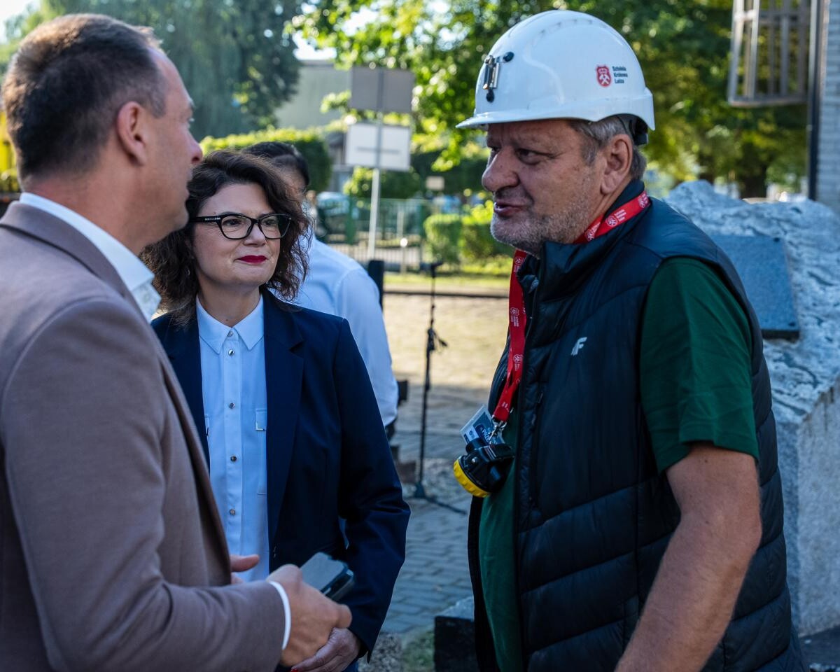 Wiceminister sportu Piotr Borys odwiedził Kopalnię Guido w Zabrzu / fot. UM Zabrze